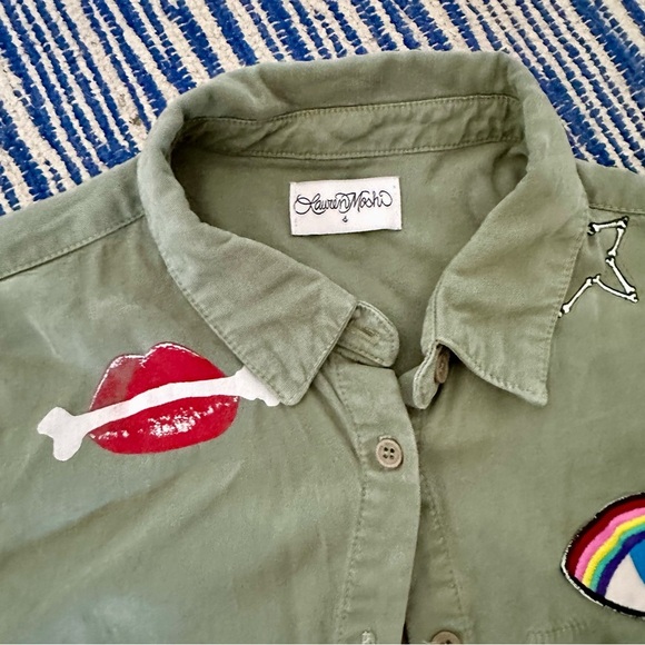 REVOLVE Bone Elements LS Button Up Shirt | Sloane by Lauren Moshi Size Small - Picture 11 of 12